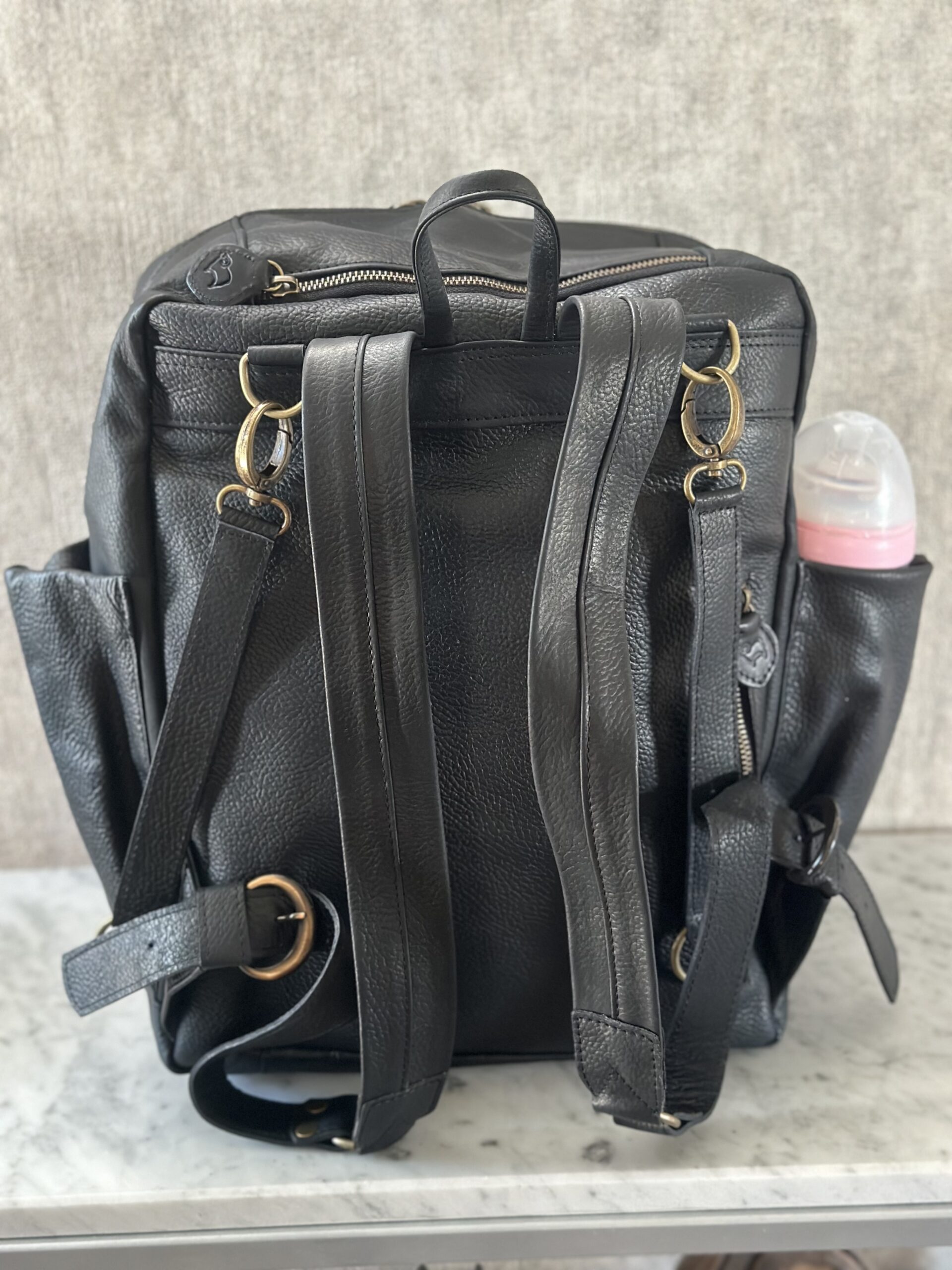 Mochila Maternal Negro Intenso